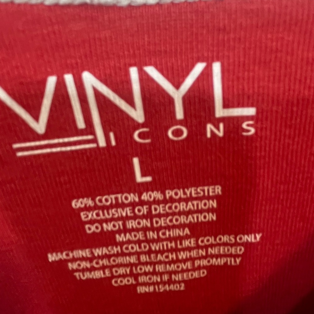 Vinyl Icons Red White & Blue Tank Top - Large - Picture 5 of 5